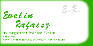 evelin rafaisz business card